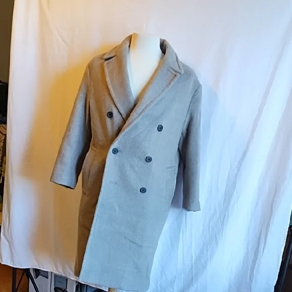 Evan Laforet gray wool coat. Size S