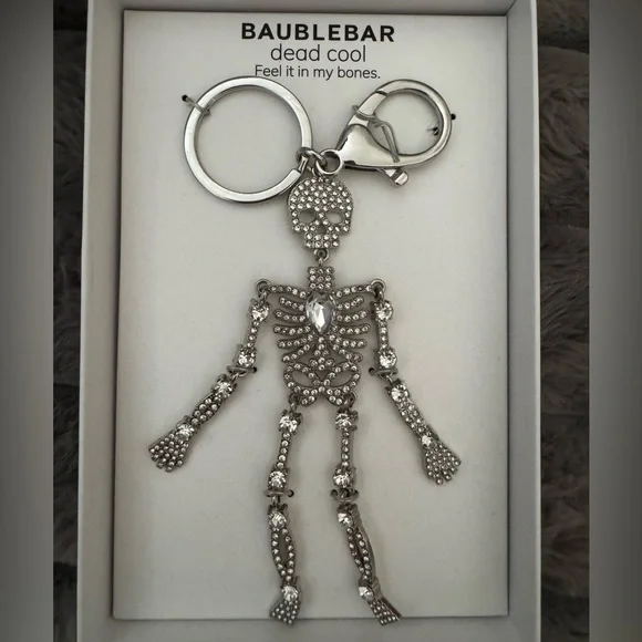 BaubleBar Metallic Skeleton Keychain‎