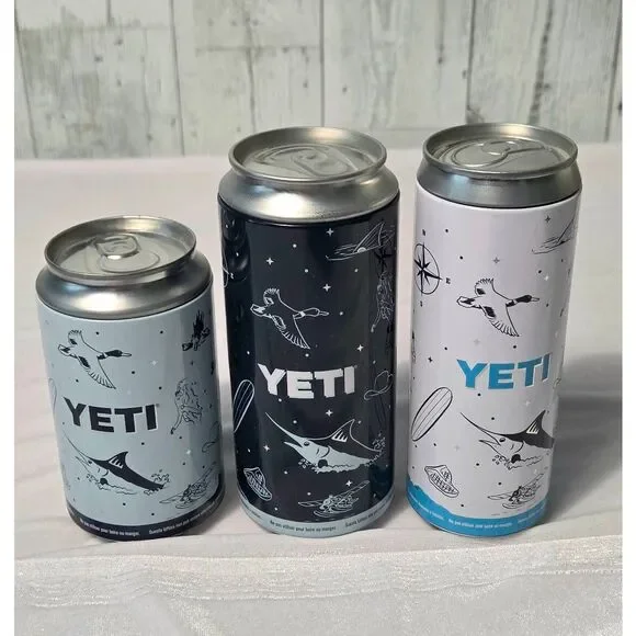 Yeti Limited Edition Pop Top Stash Can Lot Outdoors