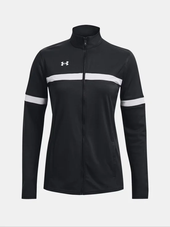 Under Armour Black and White Women's Full-Zip Training Jacket L