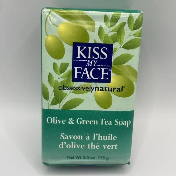 Kiss My Face Olive & Green Tea  Bar Soap - 4.0 oz Bar Obsessively Natural‎