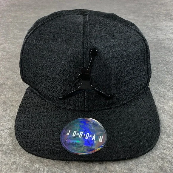 Jordan Baseball Cap Youth Snapback Black Athletic Streetwear
