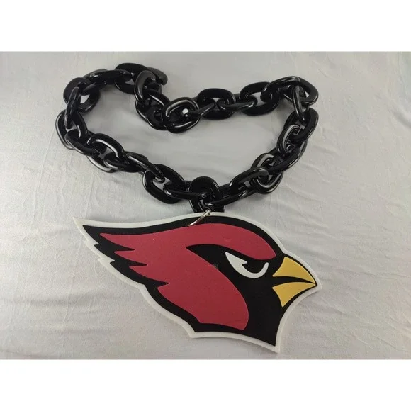 Arizona Cardinals NFL Touchdown Fan Chain 10 Inch 3D Foam Oversized Necklace