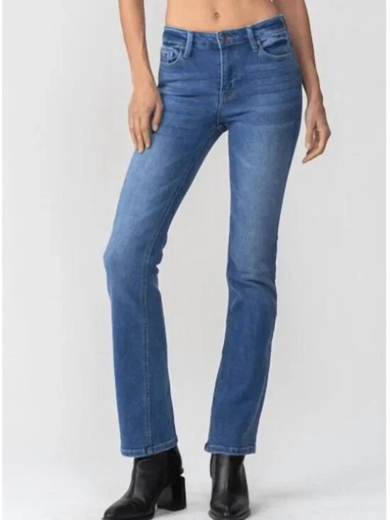Jelly Jeans Mid-Rise Bootcut Jeans Size 5 Juniors Style #JJ3021