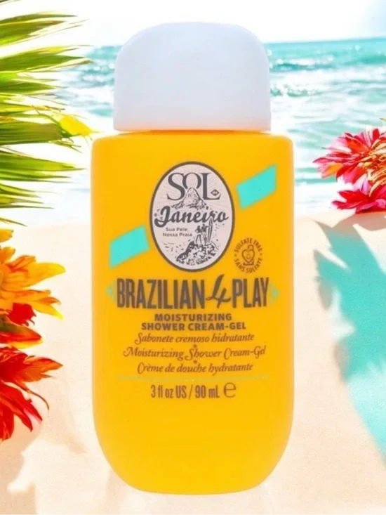 Sol De Janeiro BRAZILIAN 4 PLAY  MOISTURIZING SHOWER CREAM-GEL- TRAVEL NEW