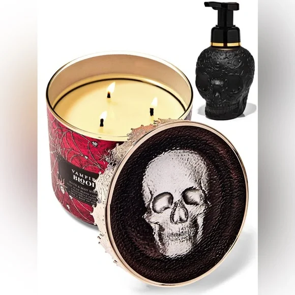 Vampire Blood Gentle & Clean Foaming Hand Soap & Matching Candle