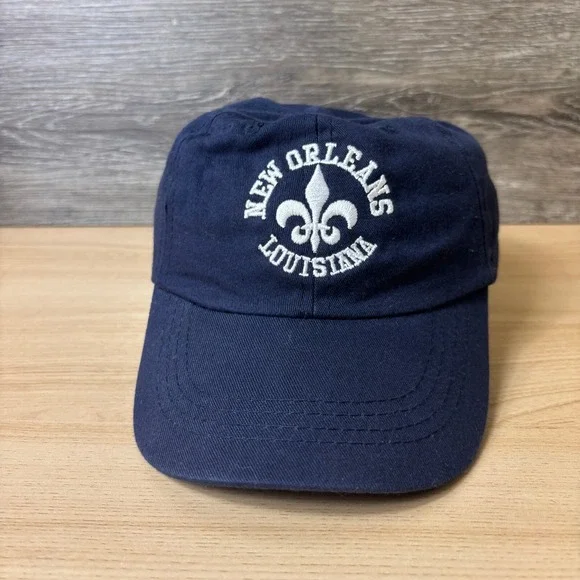New Orleans Hat Cap‎ Kids Blue Navy Adjustable