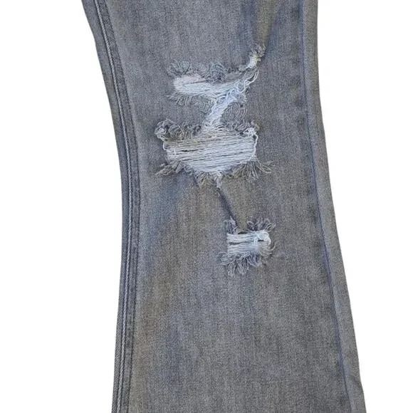 Kan Can Gray Flared Jeans NWT Size 26