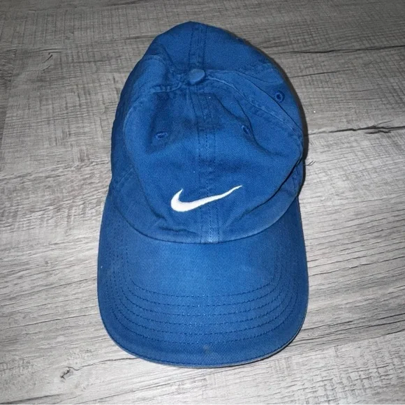 Nike Baseball Cap Blue Infant & Boys Embroidered Swoosh Adjustable Strapback Hat