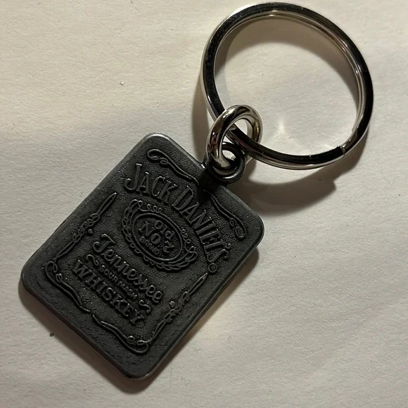 Jack Daniels Metal Keychain - unused