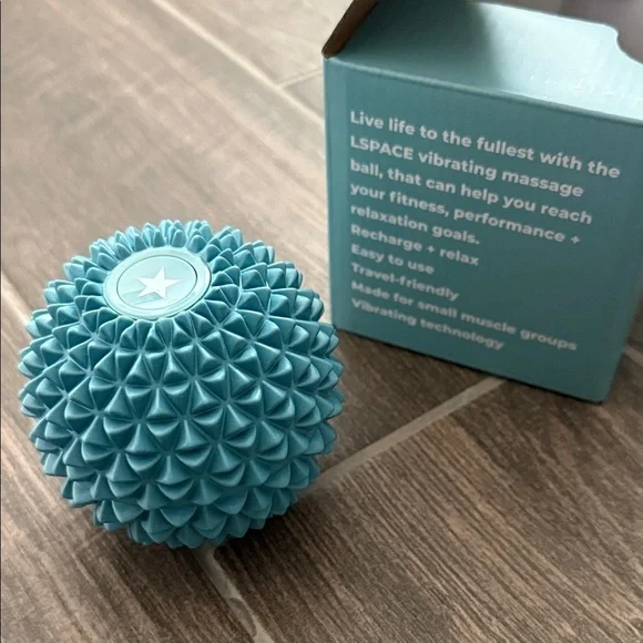 L*Space Vibrating Massage Ball in Blue NWT