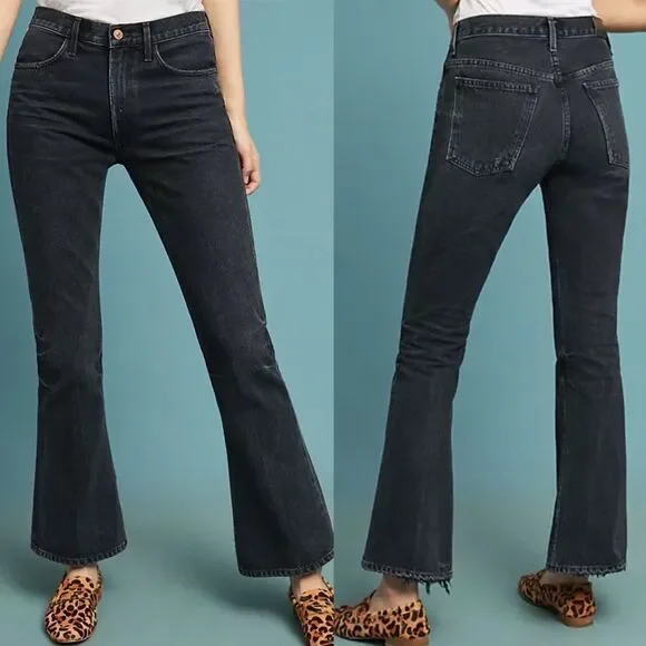 Citizens Of Humanity Jeans Kaya Mid Rise Kick Flare‎ Dark Wave 31 NWT