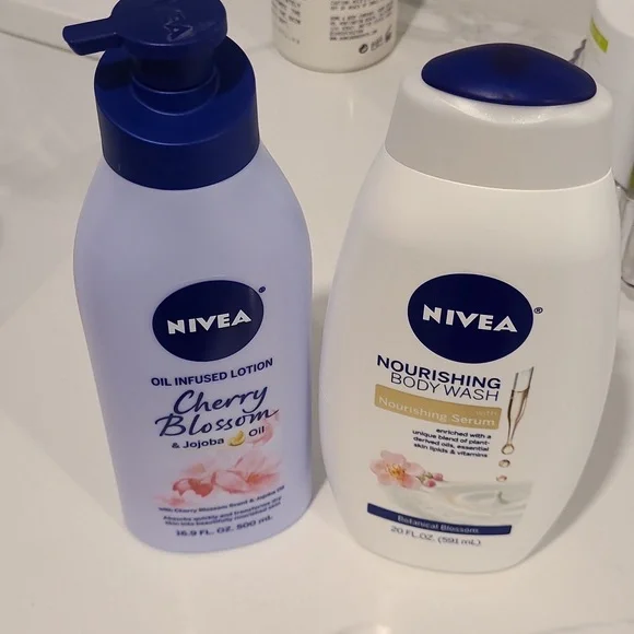Nivea body wash & lotion