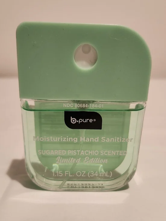 b.pure Sugared Pistachio Moisturizing Hand Sanitizer - 1/$6, 2/$10, 3/$12.