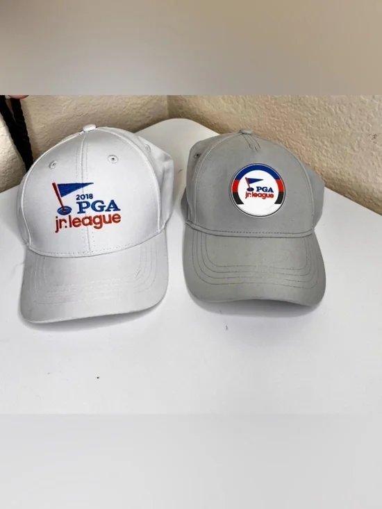 PGA Tour Jr League Hats Fits Ages 5 to 12 Golf Cap Kids.