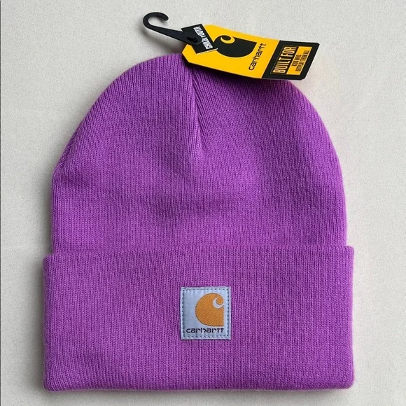 Carhartt Purple Knit Watch Hat