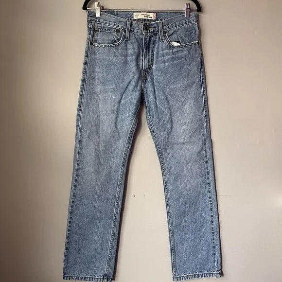 Levi's 520 Slouch Skinny Jeans Womens 18 Regular Blue‎ Cotton Runs Small