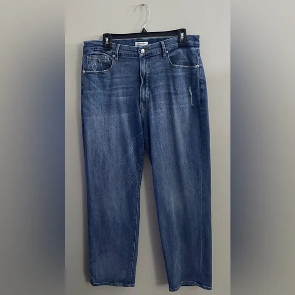 Good American Good Cuts Jeans straight leg stretch casual chic