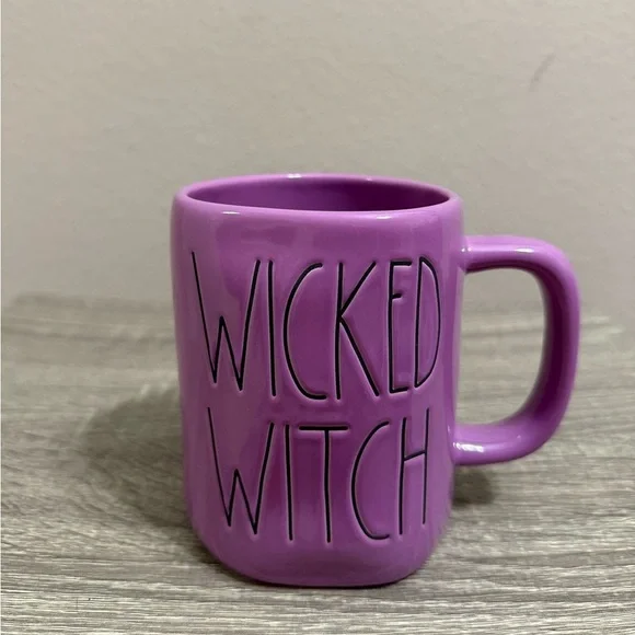 Rae Dunn 'Wicked Witch' Mug in Vibrant Purple