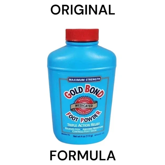 Gold‎ Bond Maximum Strength WITH TALC Foot Powder Original Medicated 4 oz