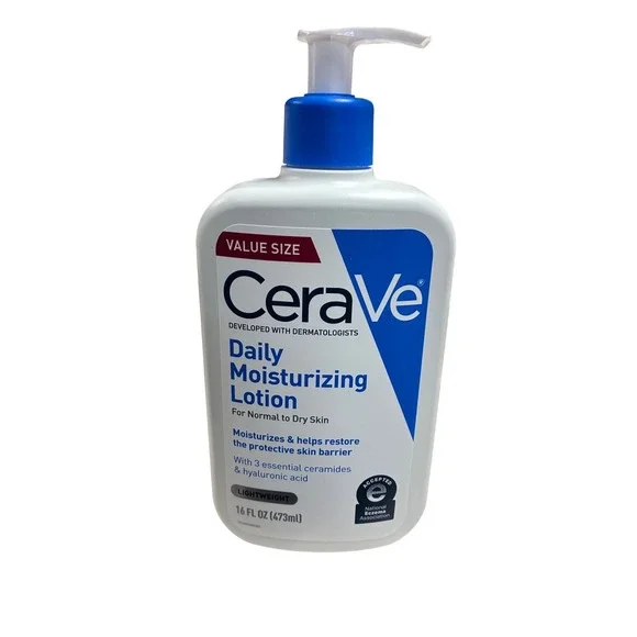 CeraVe Daily Moisturizing Lotion 16 oz Value Size Pump Normal to Dry‎ Skin