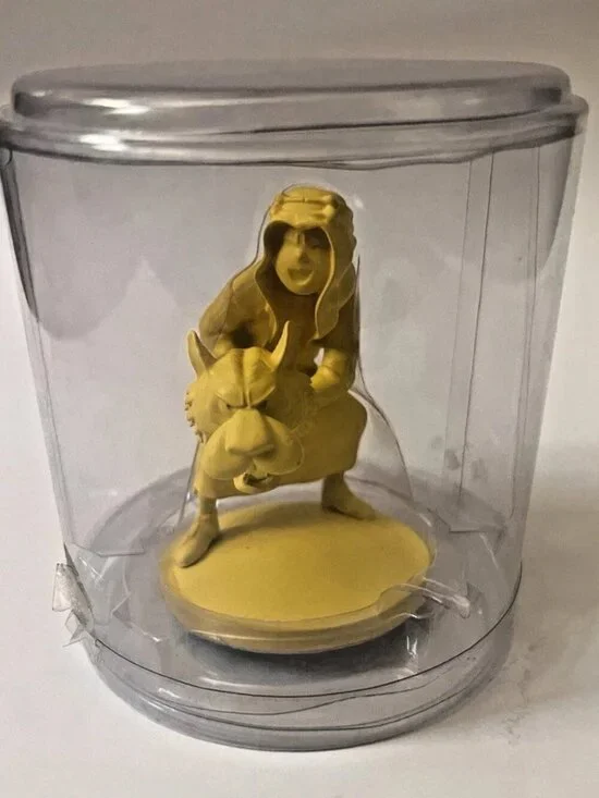 NEW Tintin Abdallah Moulinsart Yellow Monochrome Collectible Figure