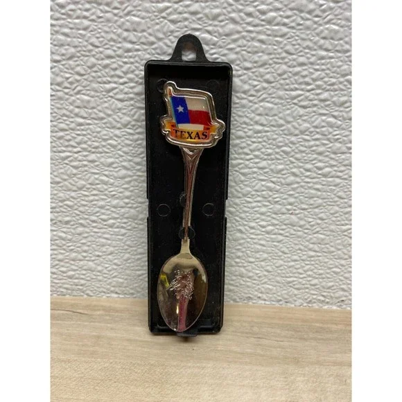 Vintage Texas Flag Souvenir Spoon