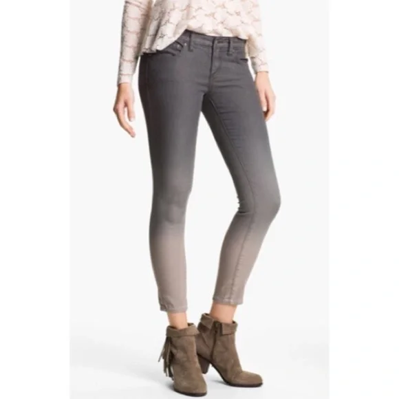 Free People cropped ombré jean