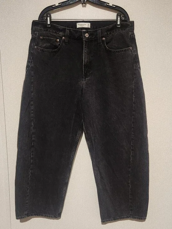 Abercrombie & Fitch The Barrel Jean Mid Rise Womens 31/12