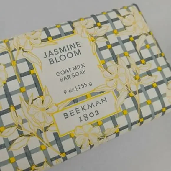 Beekman 1802 JASMINE BLOOM Goat Milk Soap Full-sized 9oz bar  Made in USA