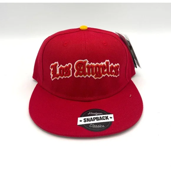Headgear Classics Los Angeles Dedication Red Youth Snapback Hat KB 24