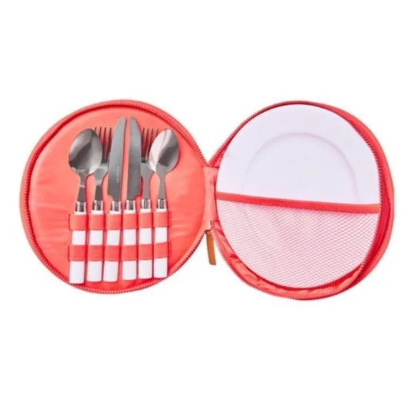 NEW Sunnylife Lovers reusable cutlery picnic set in Catalina