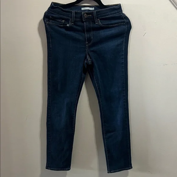 Levi's Dark Blue Women's Ankle Jeans