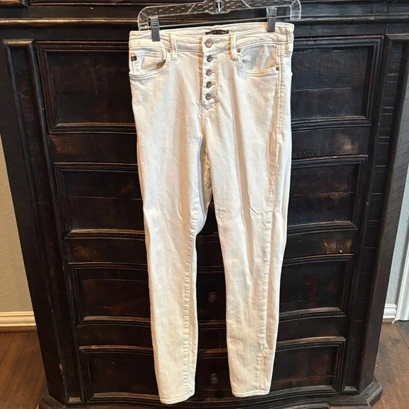 Dear John High Rise Cream Jeans