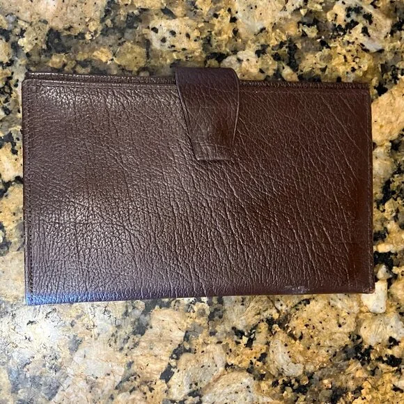 Rolfs Vintage Leather Passport Travel Holder