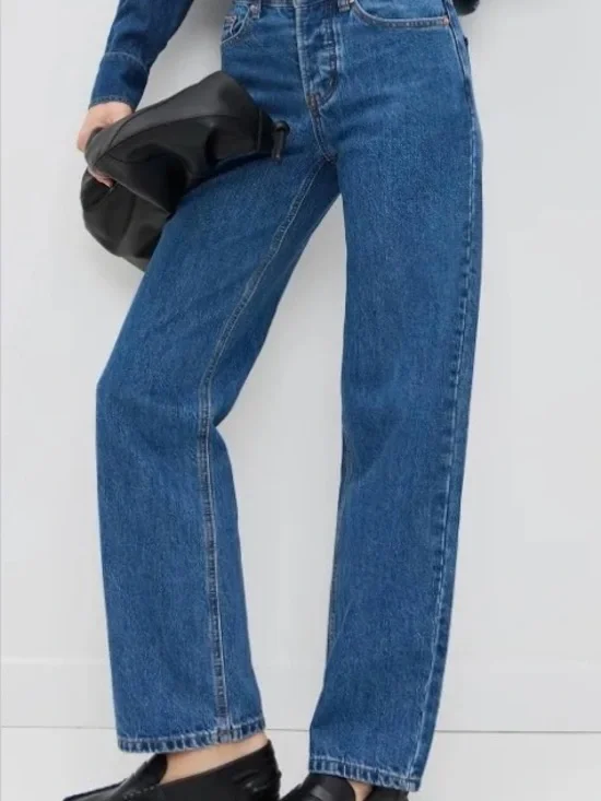 Parke  Straight Leg / High Rise -Medium Wash  Denim Jean Current NWOT SIZE 28