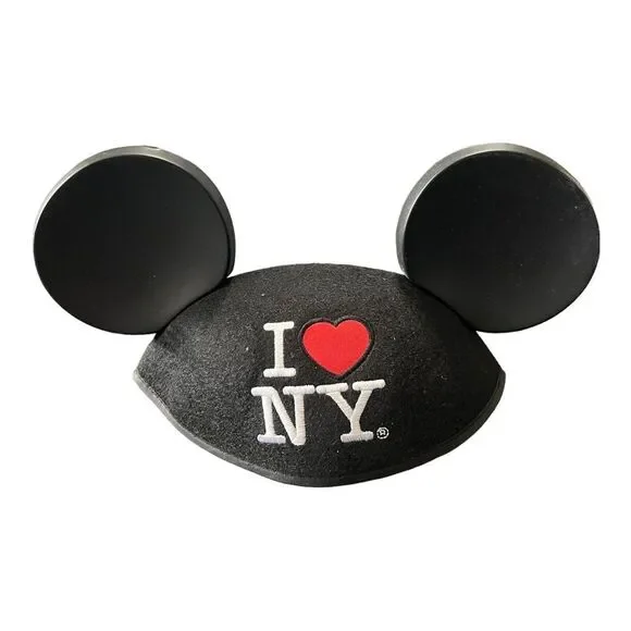Disney kids I LOVE NY Mickey ears‎ hat NWT