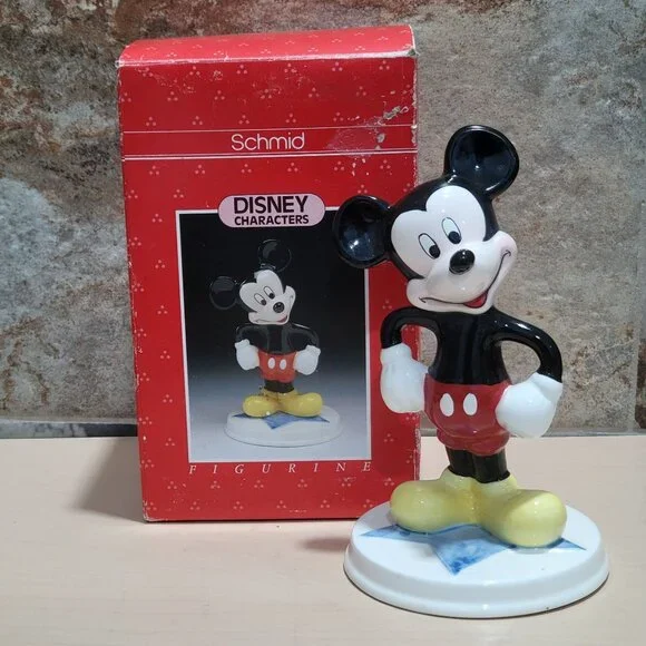 Vintage Schmid Walt Disney Mickey Mouse Figurine