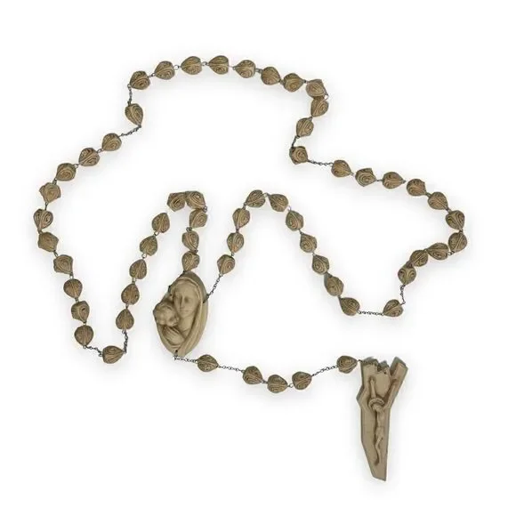 Extra Large Resin Wall Decor Hanging Rosary Catholic Religious Crucifix