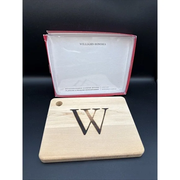 Williams Sonoma Cheese Board‎ Monogrammed 