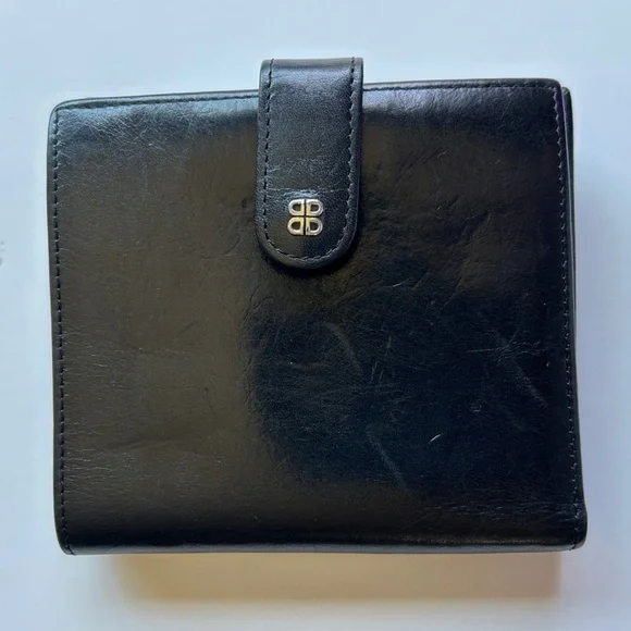 Bosca Black Leather Key‎ Card Holder Accessory