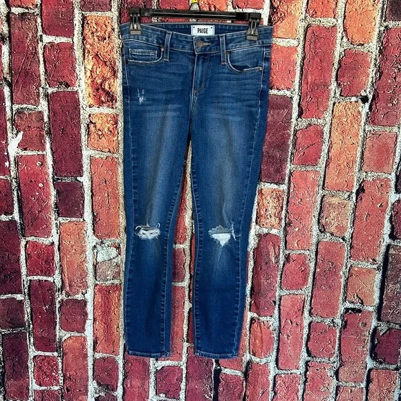 Paige Verdugo Crop Blue women’s Jeans size 25