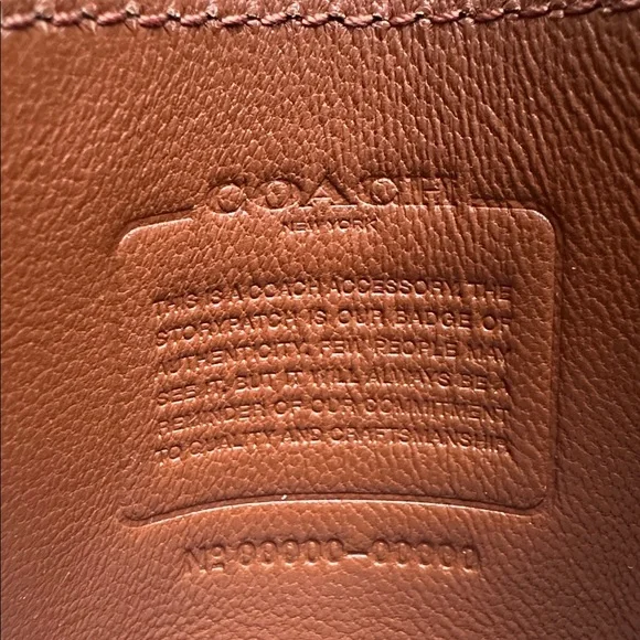 Coach X Mint & Serf Collection Card Holder Rare