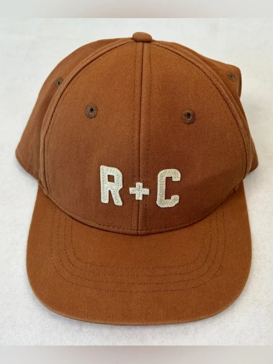 Rylee + Cru 2-6Y Toddler Tan Brown Camel Colored Baseball Hat‎ w/ Logo Letters