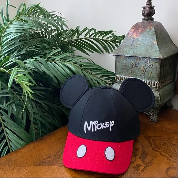 Disney Mickey Mouse Youth Cap with Black Ears Adjustable Hat