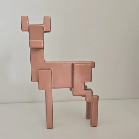 IKEA Copper Color Geometric Deer Sculpture Art