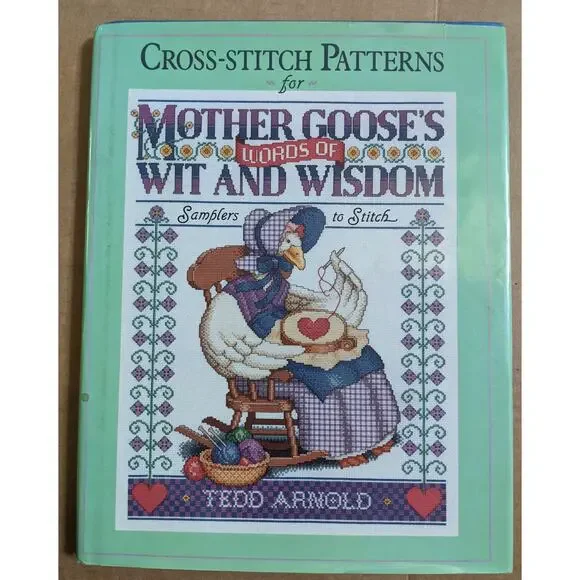 Mother Goose's Wit & Wisdom Cross-Stitch Pattern HC