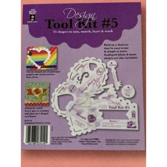 Hot Off The Press Design Tool Kit #5 template Cardmaking Design Scrapbooking
