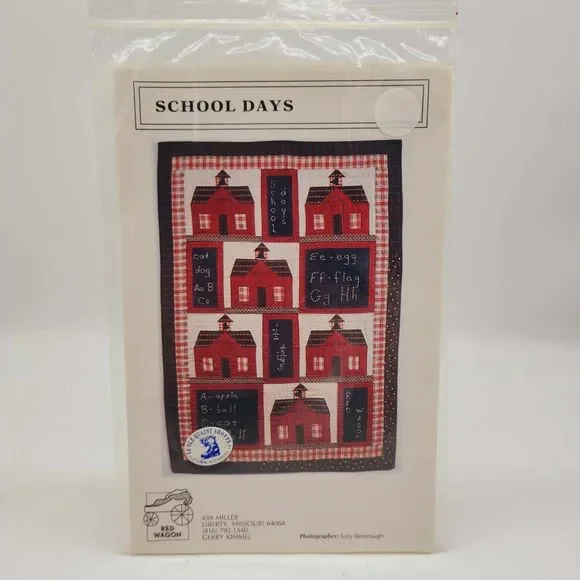 Apple Gander Wall Quilt Pattern Hearthsewn Goose Basket 1988 Jody Warner