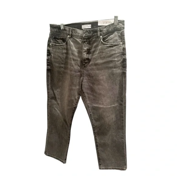 Loft Straight Leg Cropped Jeans-Faded Wash-Sz 8P (29) NWT Denim Casual Normcore